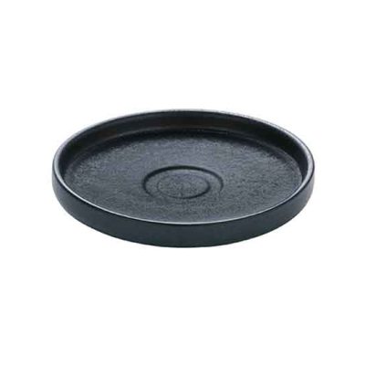 Nara Black Saucer 15cm