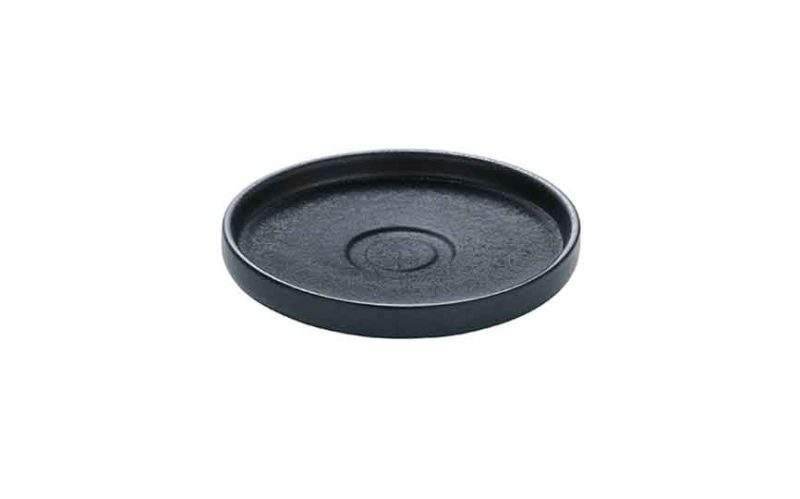 Nara Black Saucer 15cm