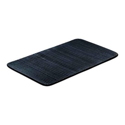 Nara Black Relief Rectangular Platter