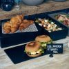Matt Black melamine Buffet Boxes Lifestyle Image