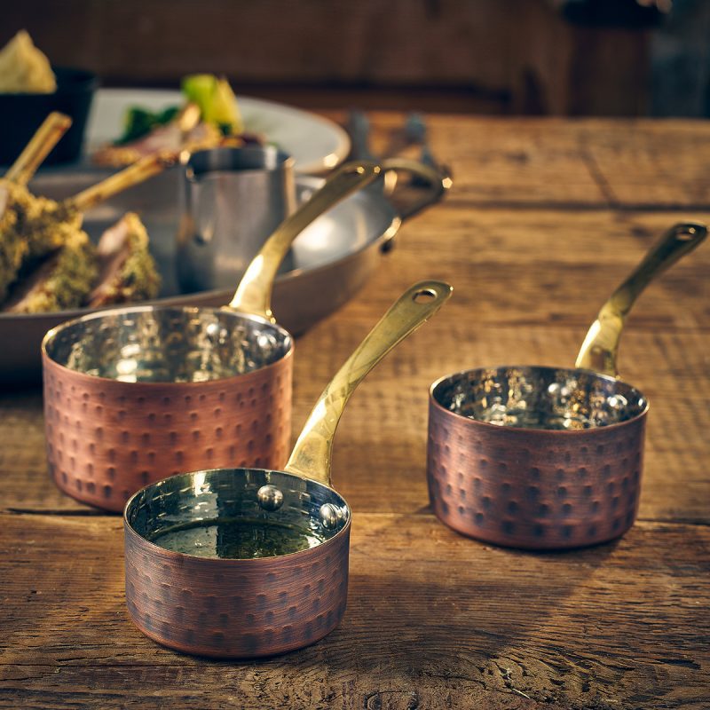 LFST0123091 Antique Copper Mini Saucepan Lifestyle