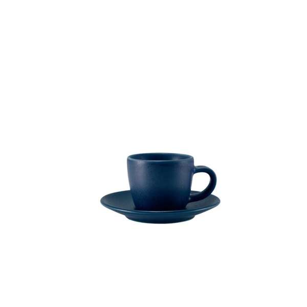 Antigo Denim Espresso Cup with Matching saucer