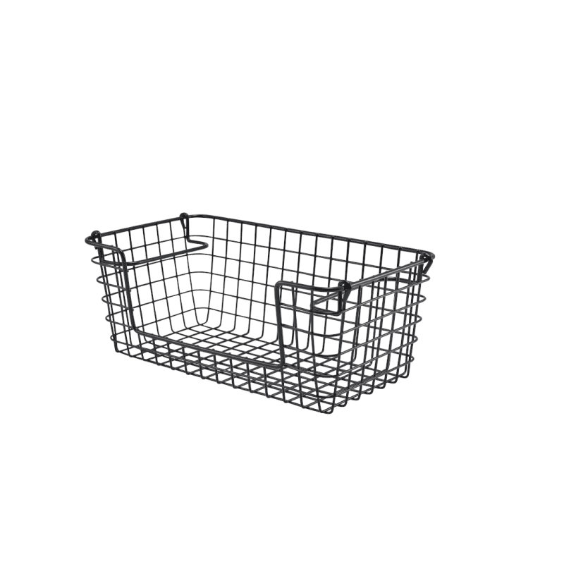 Black Wire Open Sided Display Basket GN 1-3