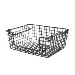 Black wire opensided display basket GN12