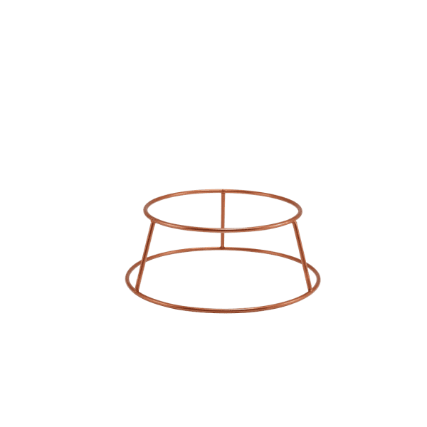 Copper Anti-Slip Round Buffet Riser 10cm
