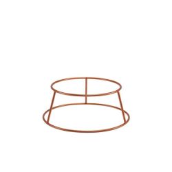 Copper Anti Slip Round Buffet Riser 10cm high