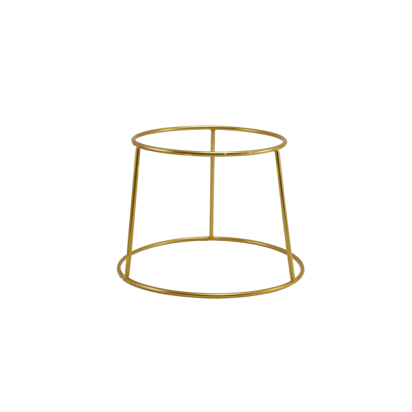 Gold Anti-Slip Round Buffet Riser 18cm