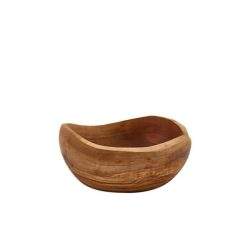 Olive Wood Rustic Bowl 15cm