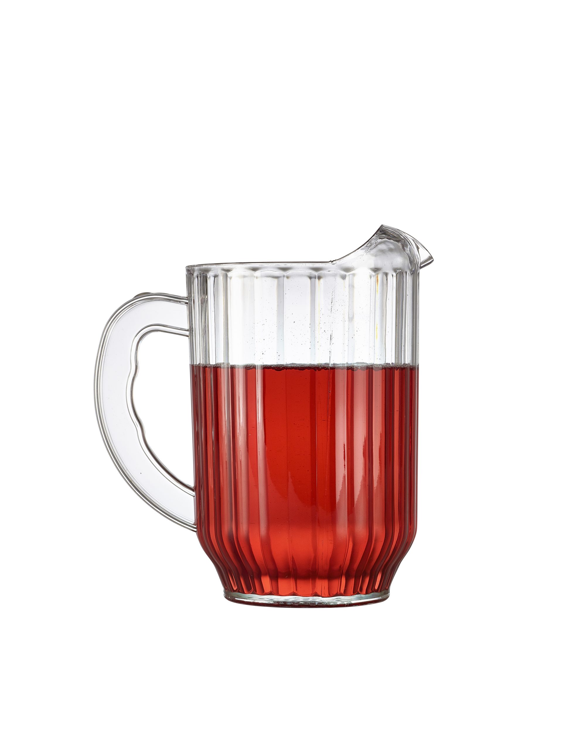 Polycarbonate Pitcher filled with juice