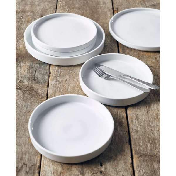 Range of White Porcelain Presentation Plates