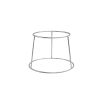Silver Anti-Slip Round Buffet Riser 18cm