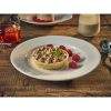 White Porcelain Classic Winged Plate 26cm with dessert lifestyle image