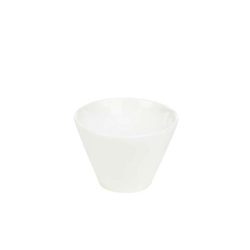 White Porcelain Conical Bowl 12cm