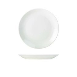 White Porcelain Coupe Plate 22cm