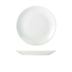 White Porcelain Coupe Plate 24cm