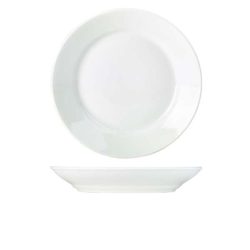 White Porcelain Deep Winged Plate 28cm