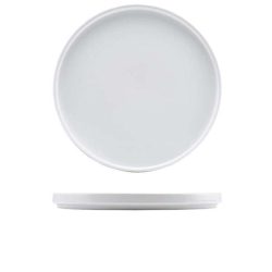 White Porcelain Low Presentation Plate 30cm