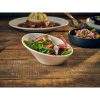 White Porcelain Sloping Bowl filled with food lifestyle image