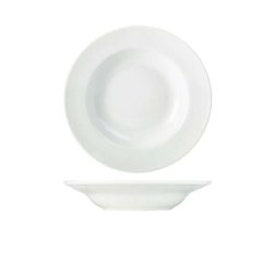 White Porcelain Soup Plate Pasta Dish 23cm