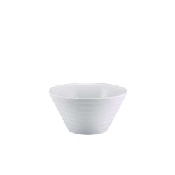 White Porcelain Tapered Bowl 12-5 cm