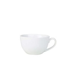 White Porcelain Bowl Shaped Cup 25cl