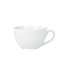 White Porcelain Bowl Shaped Cup 40cl