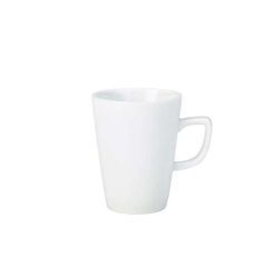 White Porcelain Conical Coffee Mug 22cl