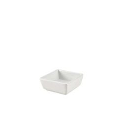 White Porcelain Square Dish 8-5cm