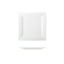 White Porcelain Square Plate 16cm