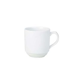 White Porcelain Stacking Cup 30cl