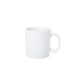 White Porcelain Straight Sided Mug 28cl