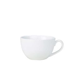 White porcelain bowl shaped cup 29cl