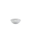 White p[orcelain butter dip dish 7-8cm