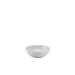 White p[orcelain butter dip dish 7-8cm