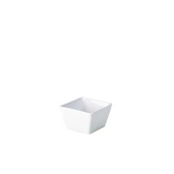 White porcelain square dish 8-5cm x 5-5