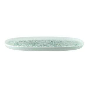 Side view of Lunar Ocean Hygge Oval Dish 30cm