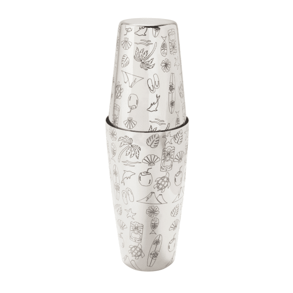 Tom Dyer Tiki Tin On Tin Cocktail Shaker