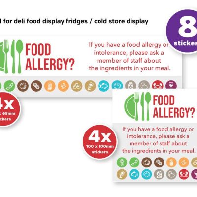 Allergy Awareness Sticker Pack