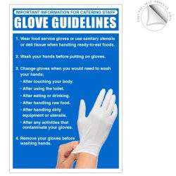 Catering Gloves Guidelines