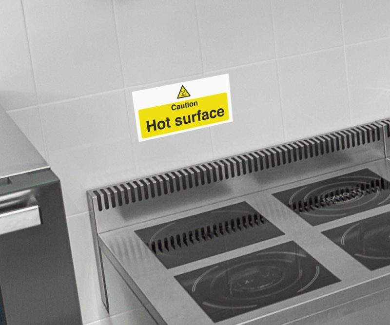 Caution Hot Surface Notice In Situ