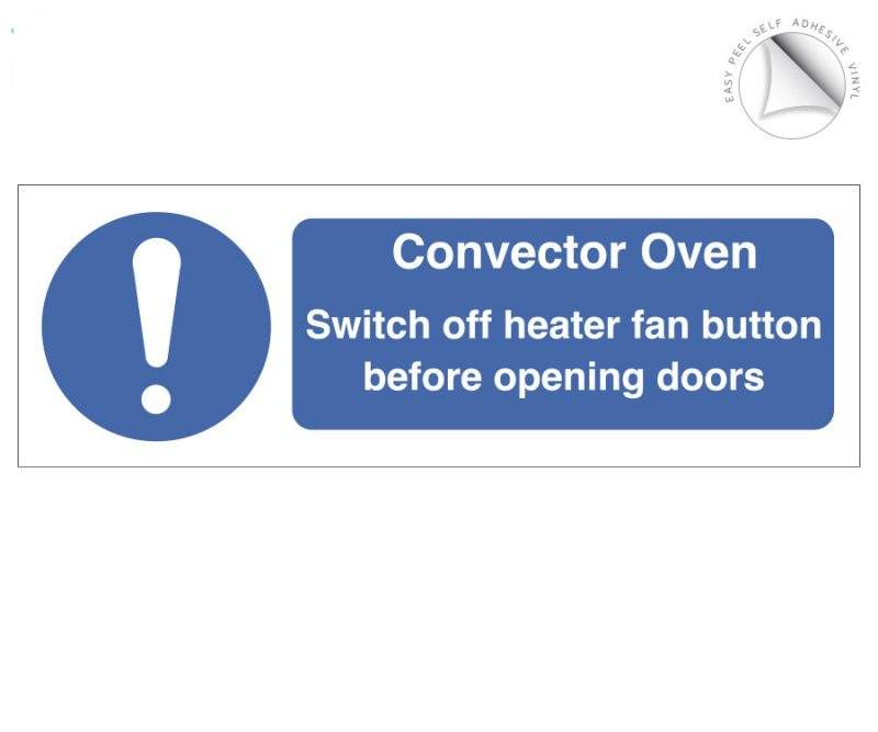 Convector Oven safety Notice
