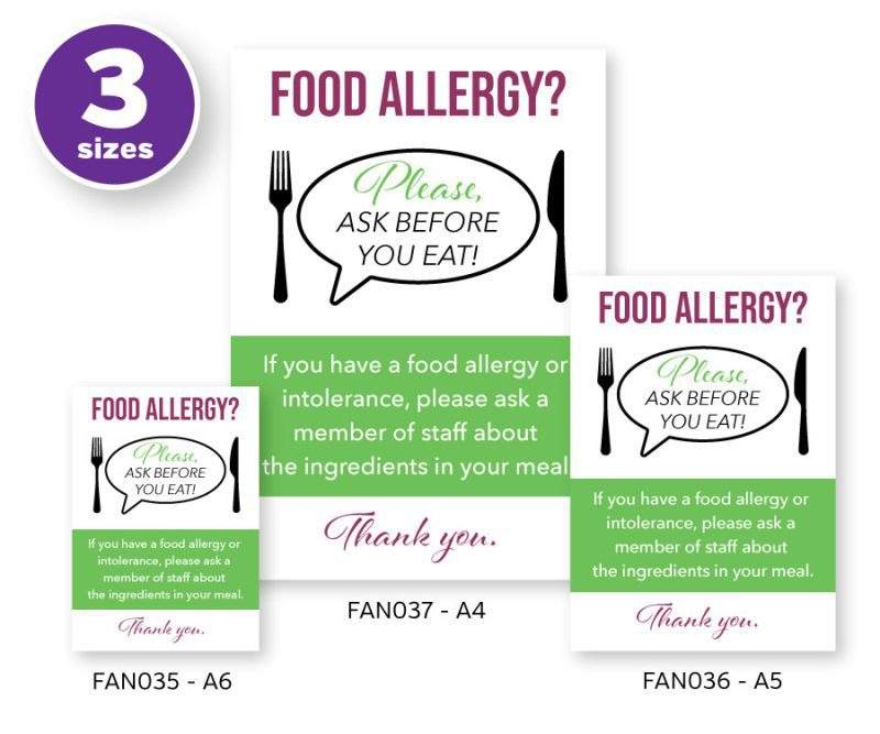 Customer Allergy Awareness