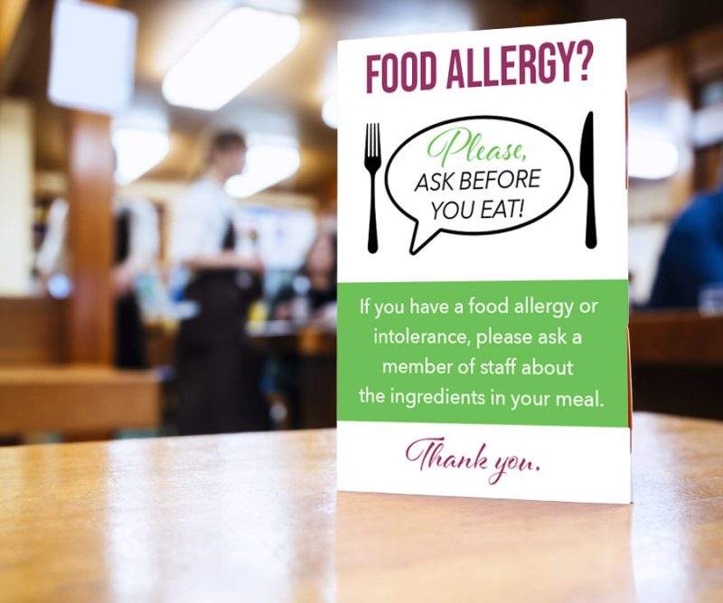 Customer Allergy Awareness lifestyle image