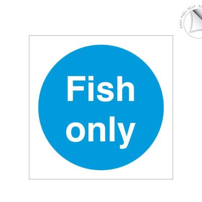 Fish Only Storage Label