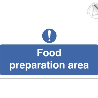 Food Preparation Area Notice