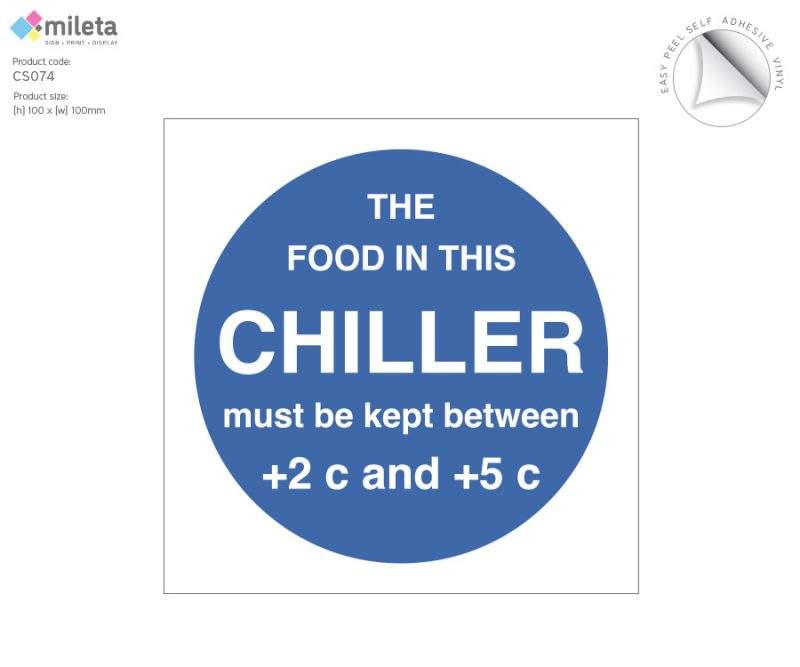 Food chiller guidance notice