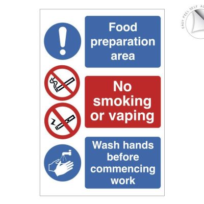 Food-prep-area-no-smoking-wash-hands
