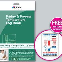 Fridge and Freezer temperature Log Book