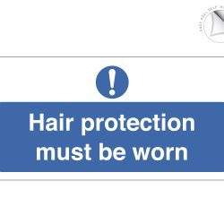 Hair Protection Must Be Worn