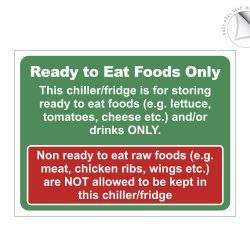 Ready to eat foods only label